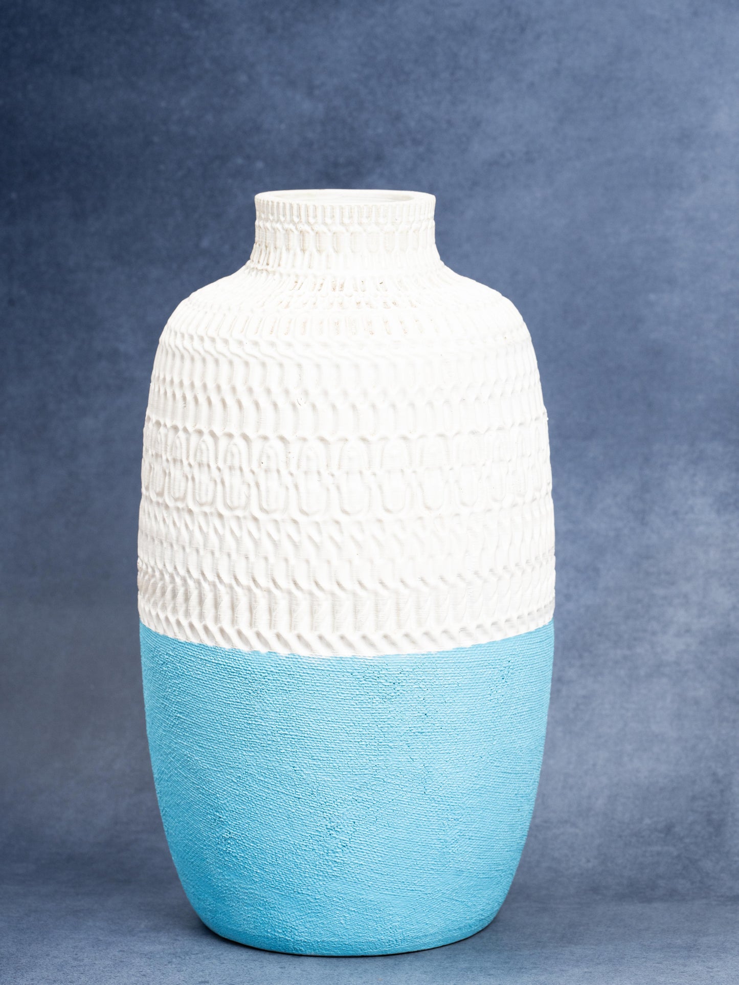 Decorative Handcrafted Vase with Colorful Design