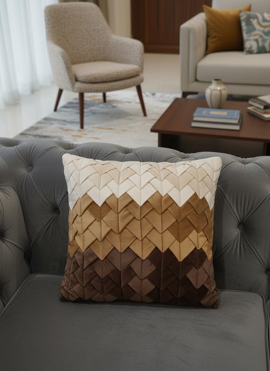 Stylish 16x16 Patterned Cushion Cover