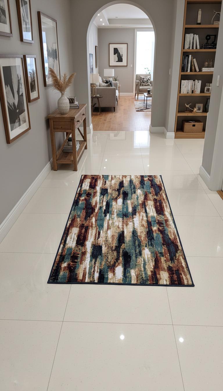 Artistic Abstract Carpet Runner – 90 cm x 150 cm