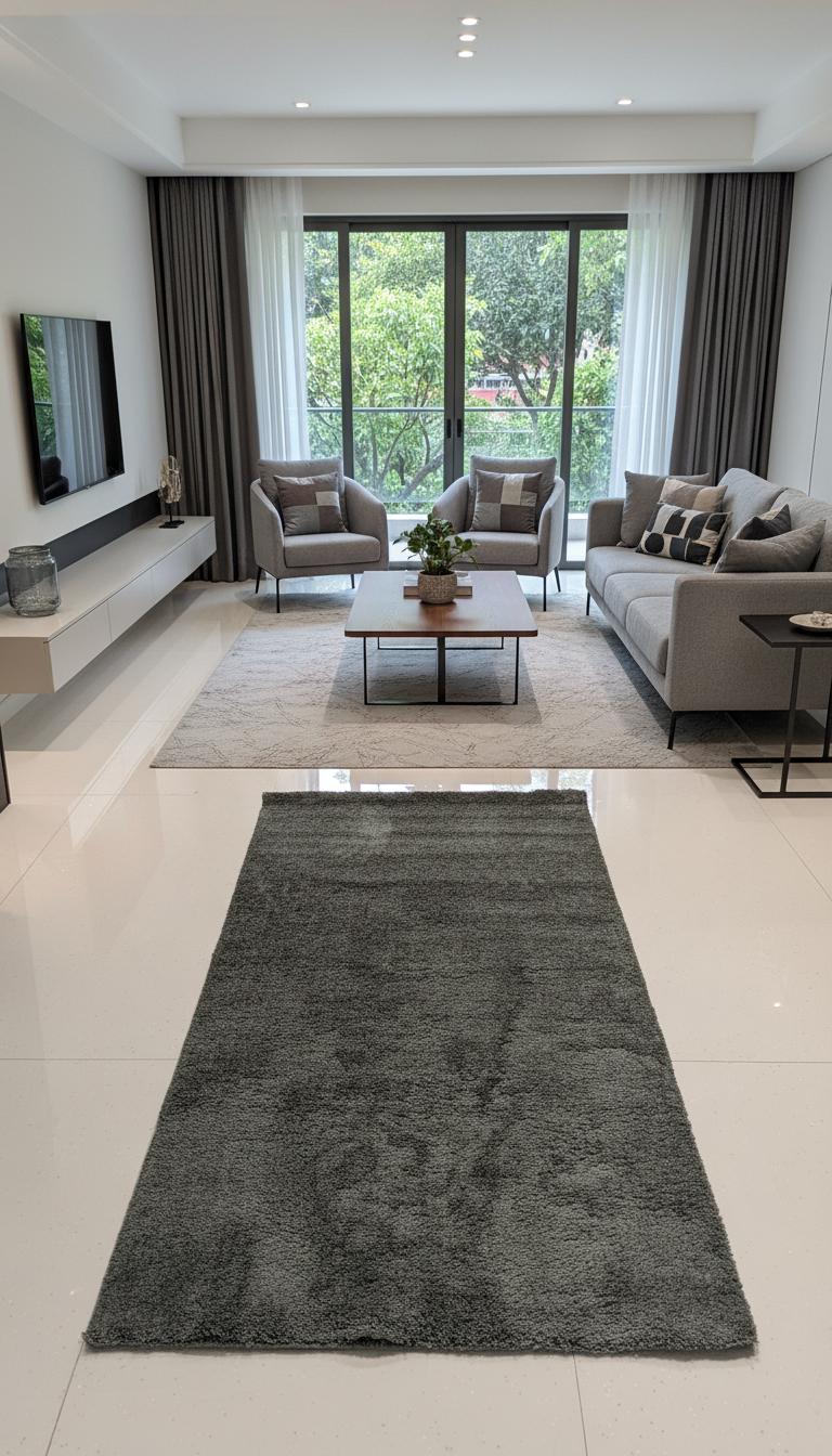 Elegant Soft Weave Carpet Runner - 80 cm x 150 cm