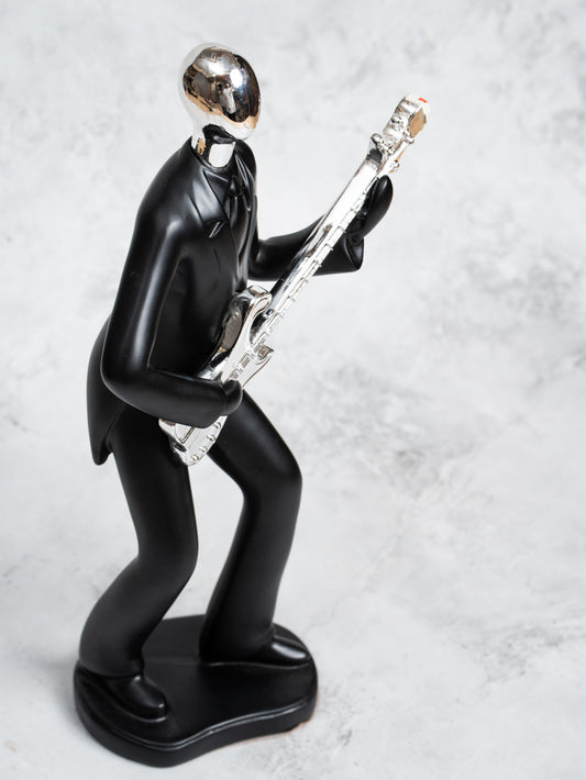 Stylish Guitarist Showpiece Statue