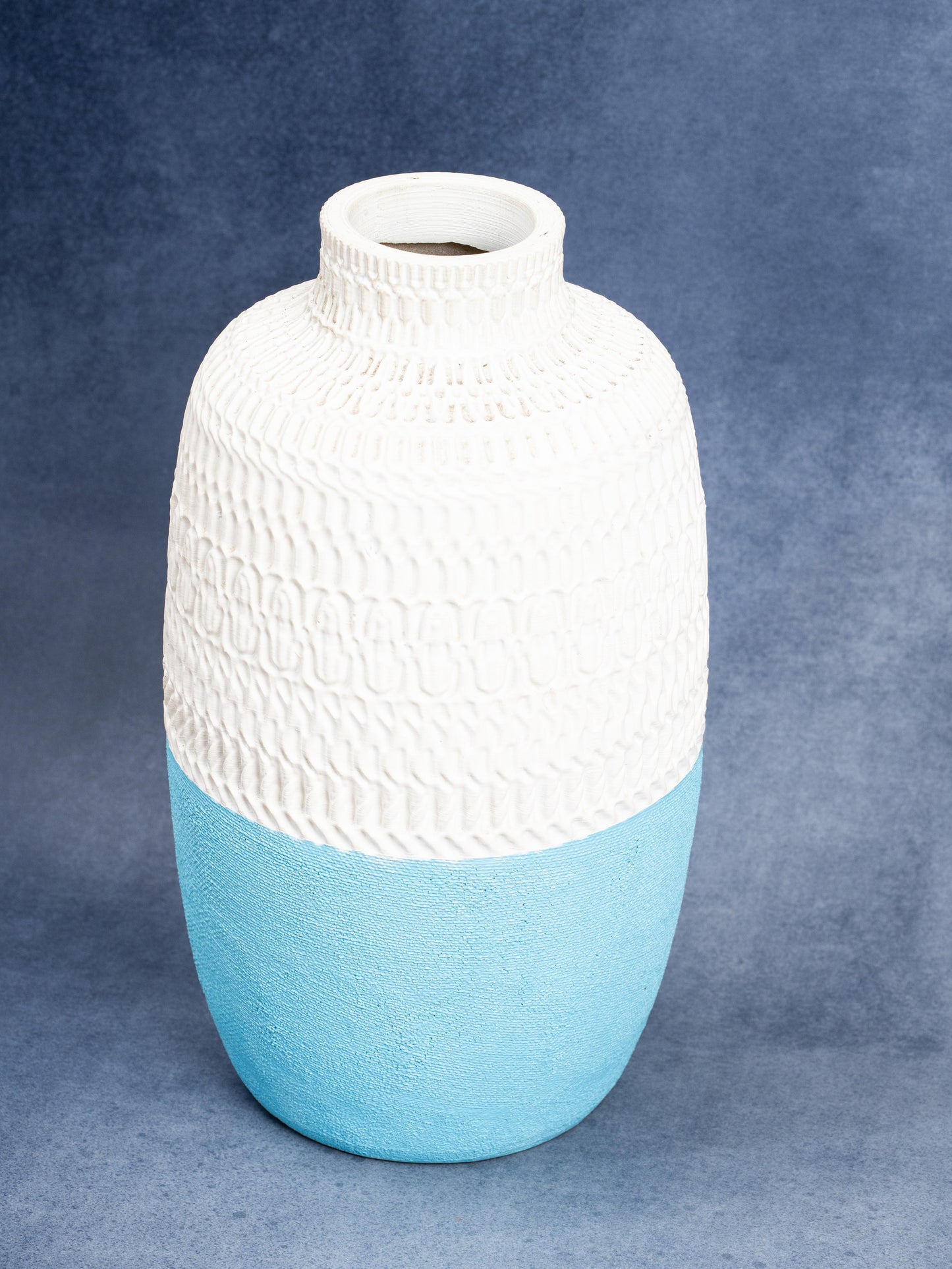 Decorative Handcrafted Vase with Colorful Design