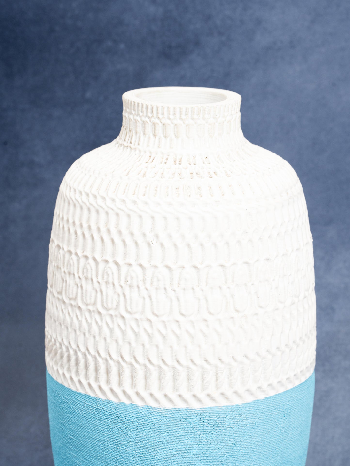 Decorative Handcrafted Vase with Colorful Design