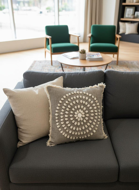 Artisan Embroidered Cushion Cover 16x16