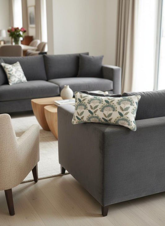 Stylish 12x24 Floral Cushion Cover