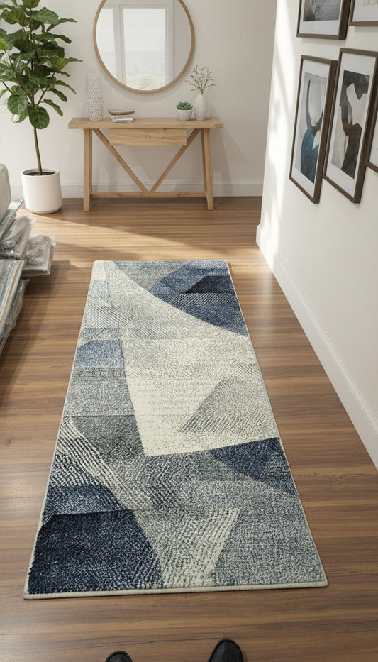 Stylish Geometric Carpet Runner – 60 cm x 150 cm