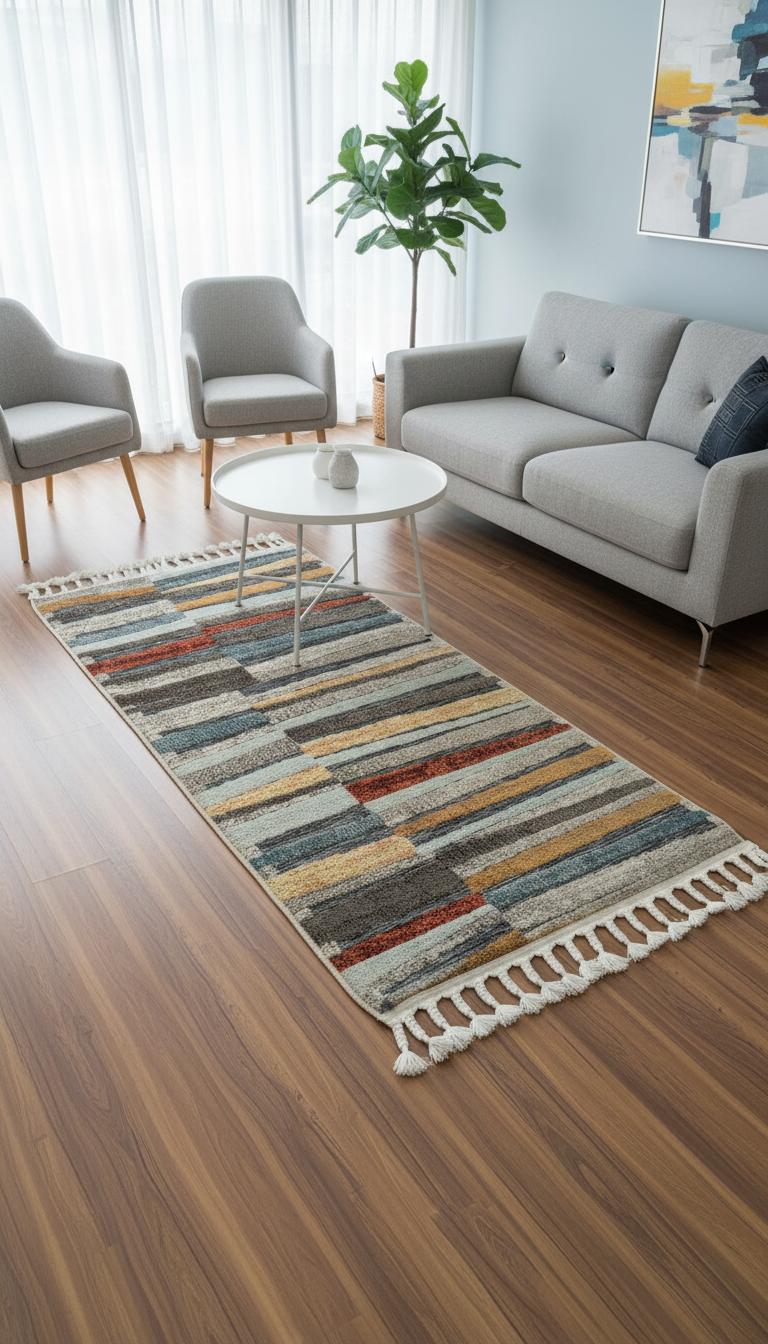 Stylish Soft Weave Carpet Runner - 80 cm x 150 cm
