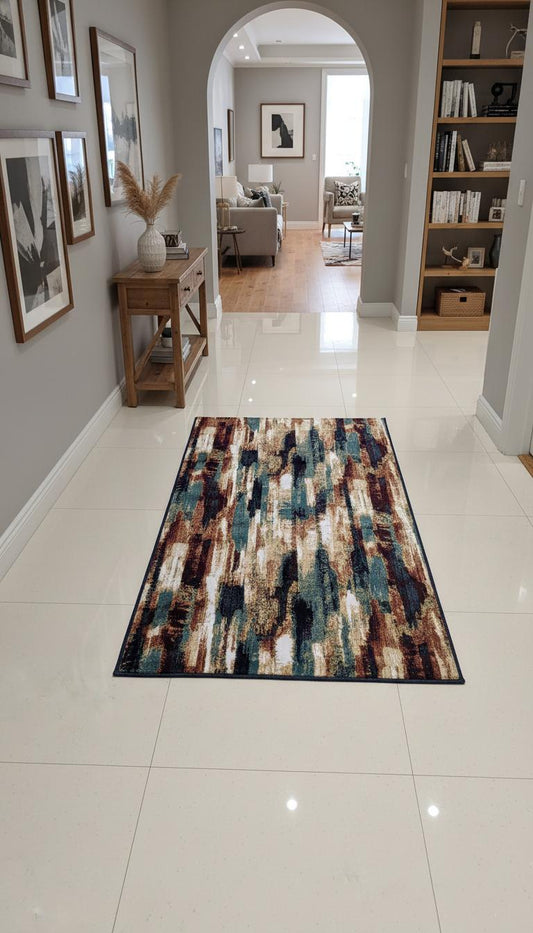 Artistic Abstract Carpet Runner – 90 cm x 150 cm