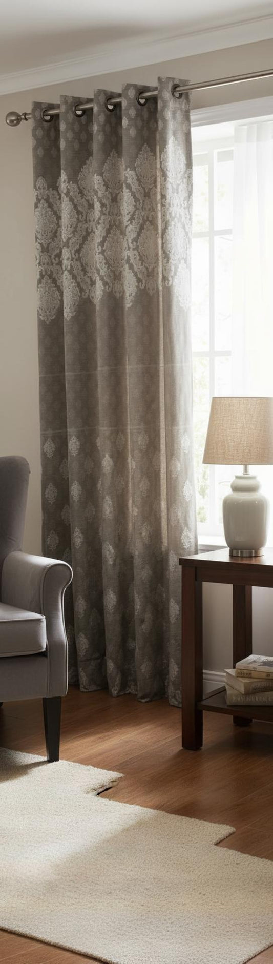 Express Curtain 9 ft - Elegant Eyelet Design