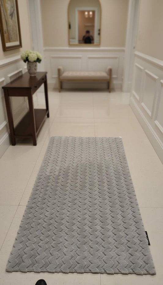 Elegant Soft Weave Carpet Runner - 80 cm x 150 cm