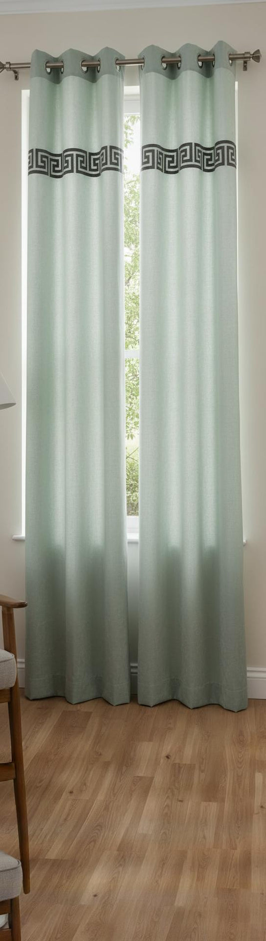 Express Curtain 9 ft - Modern Eyelet Design