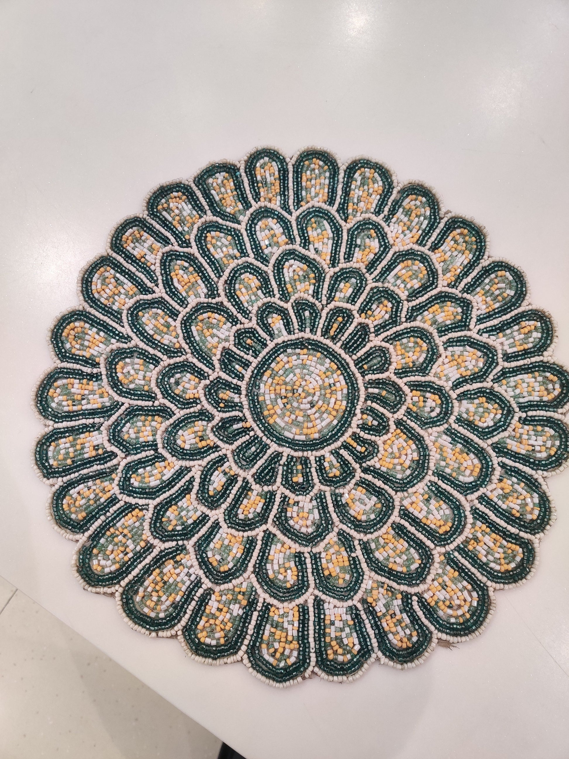 Table Mat Beaded