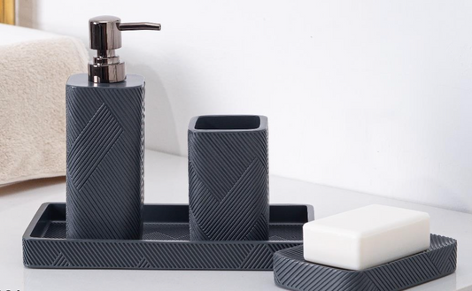 Elegant Bathroom Accessory Set - Stylish & Functional
