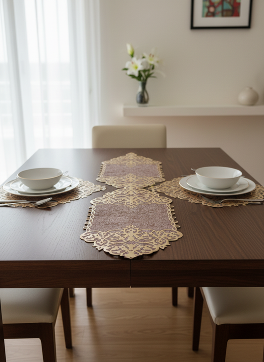 Elegant 12x36 Decorative Table Cloth